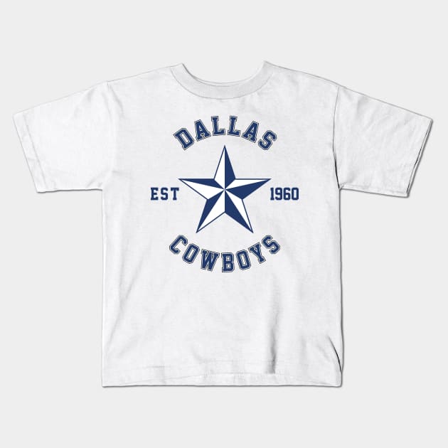 Cowboys - DLS Vintage Kids T-Shirt by Cemploex_Art